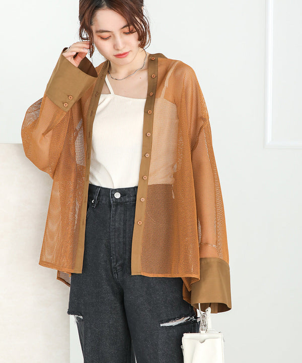 MESH BIG SHIRT