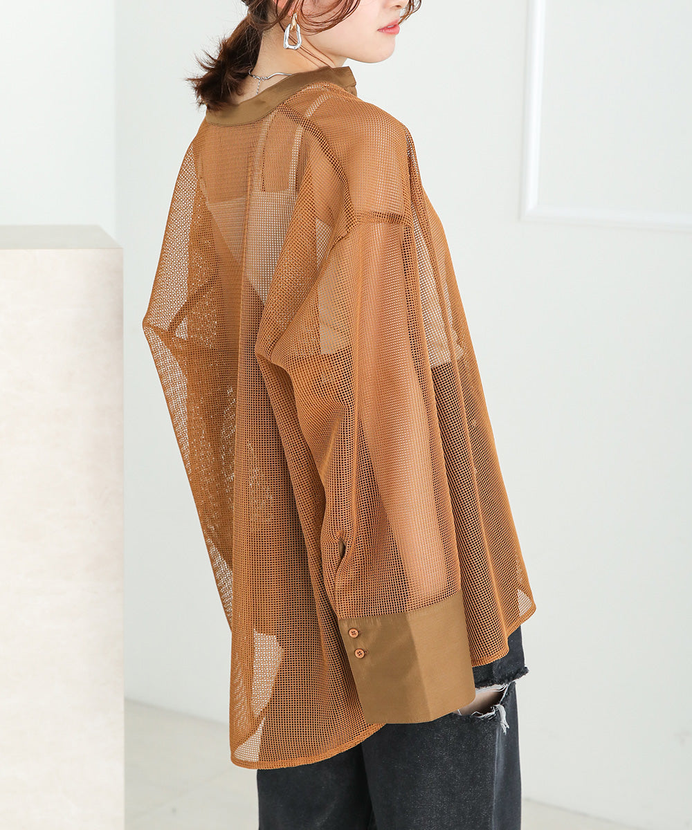 MESH BIG SHIRT