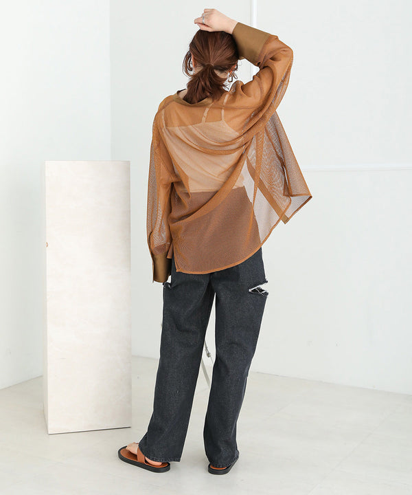 MESH BIG SHIRT