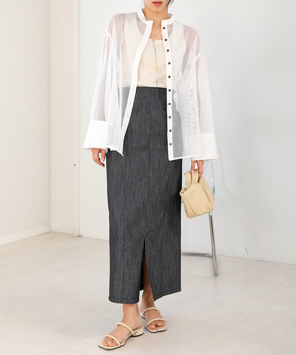 MESH BIG SHIRT