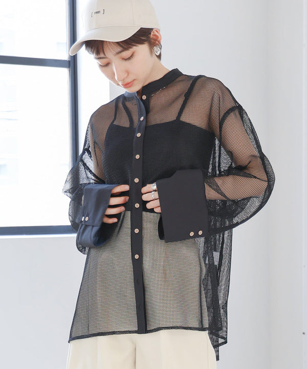 MESH BIG SHIRT
