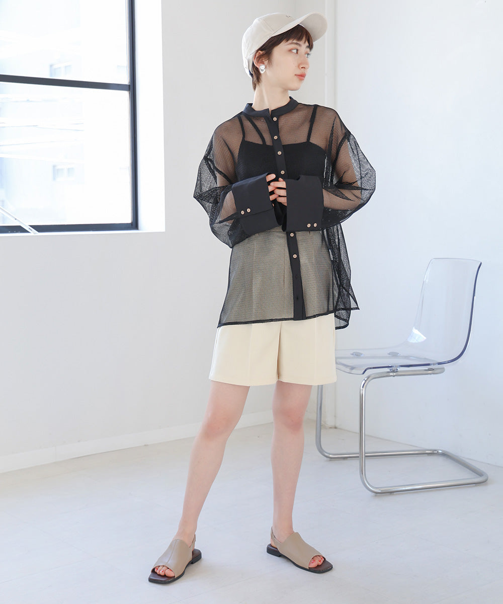 MESH BIG SHIRT