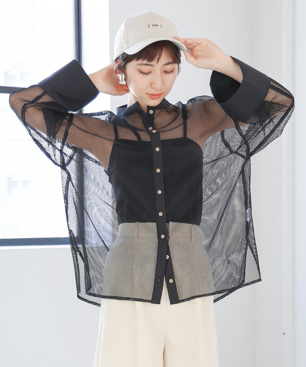 MESH BIG SHIRT