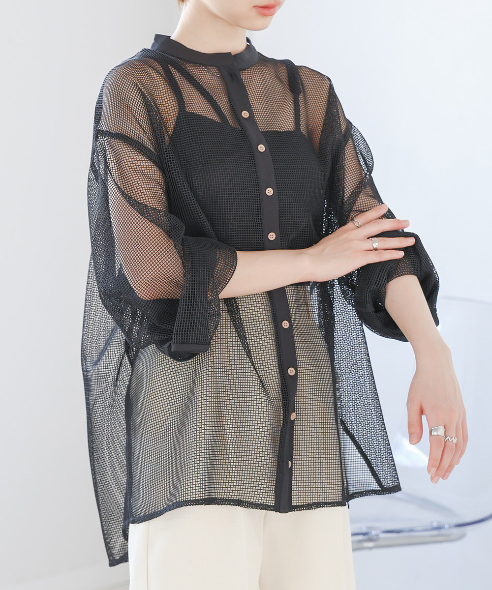 MESH BIG SHIRT