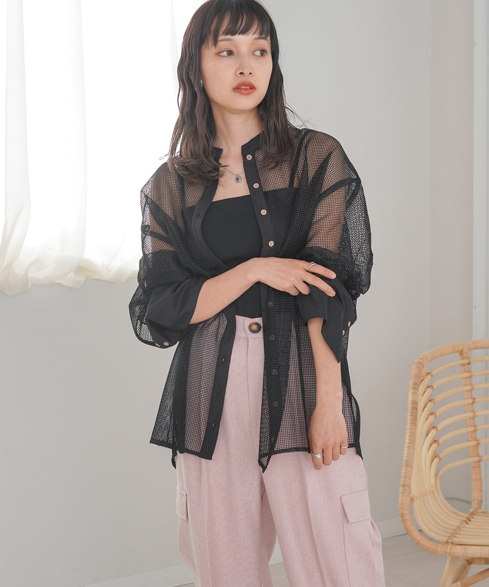 MESH BIG SHIRT