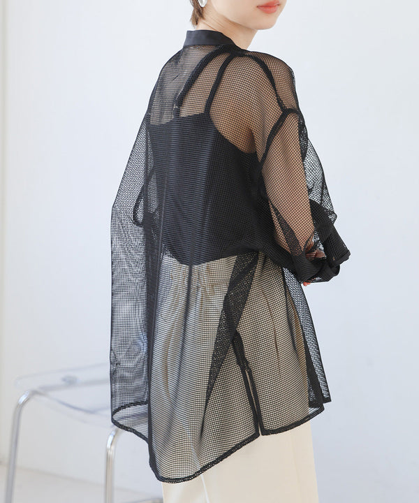 MESH BIG SHIRT