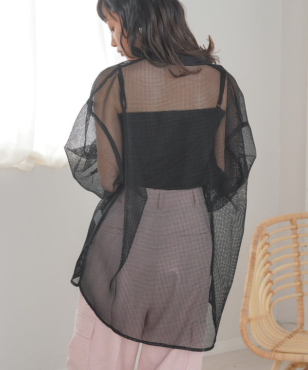 MESH BIG SHIRT