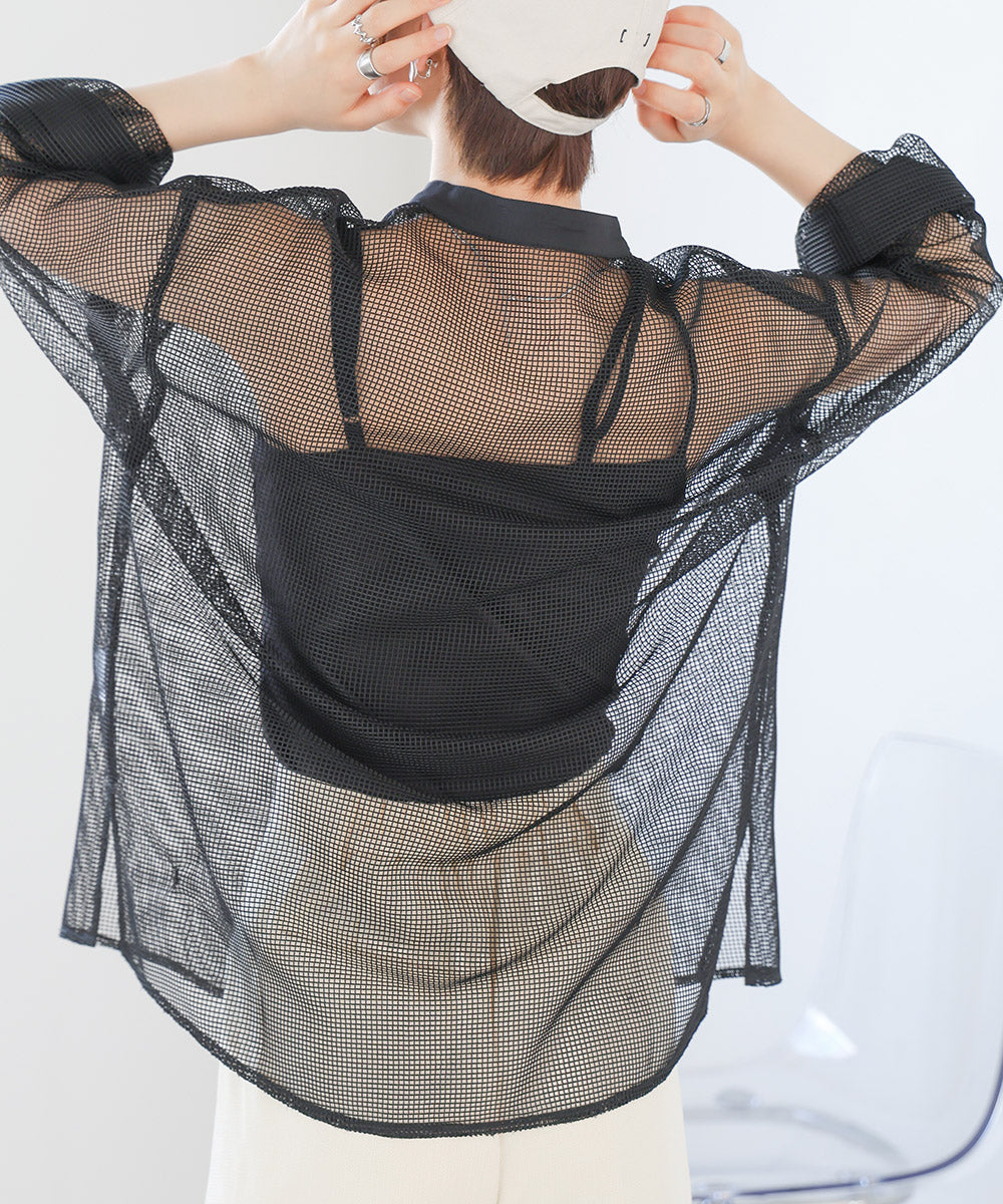 MESH BIG SHIRT