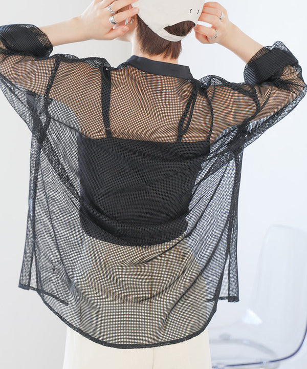 MESH BIG SHIRT