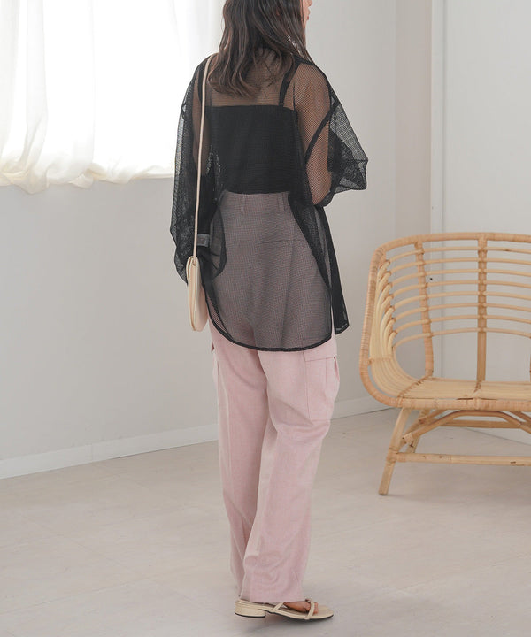 MESH BIG SHIRT