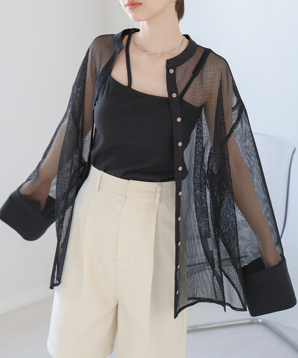 MESH BIG SHIRT