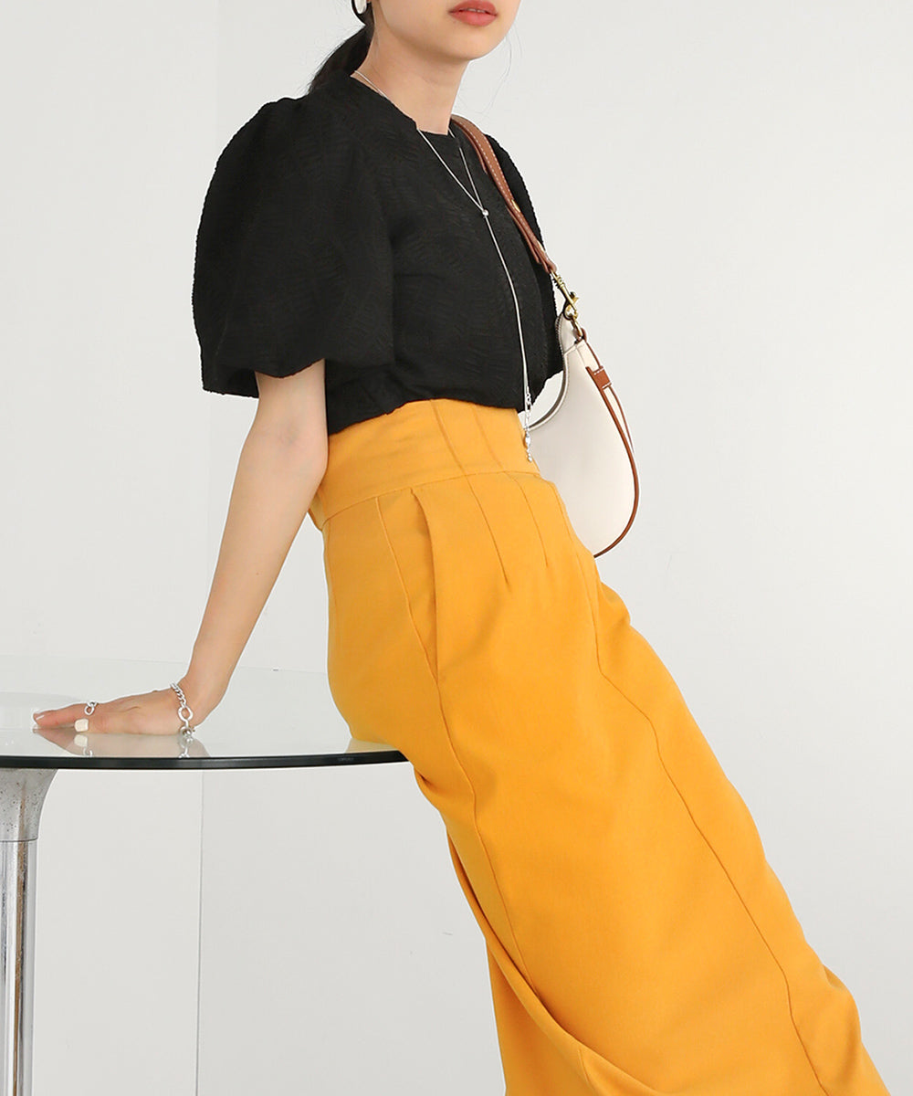 ハイストレッチタイトロングスカート