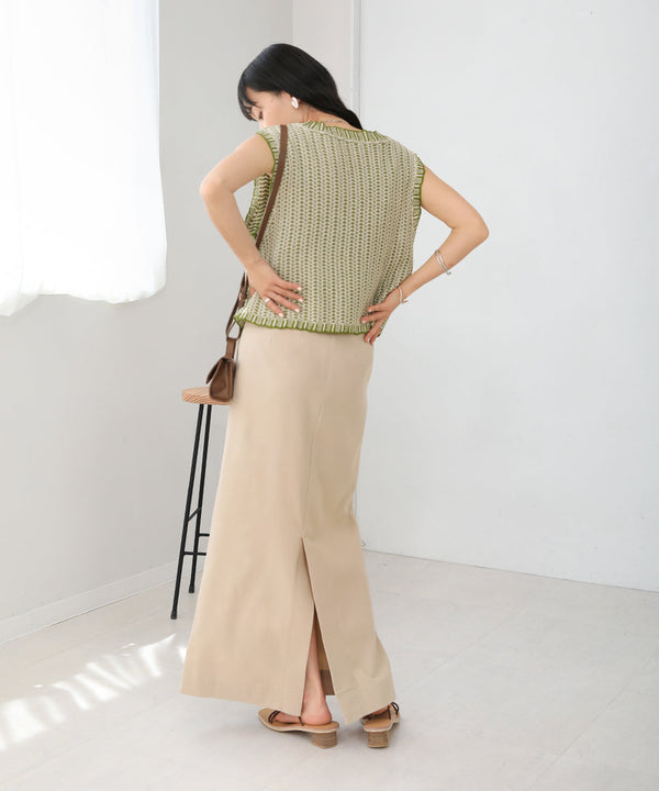 ハイストレッチタイトロングスカート