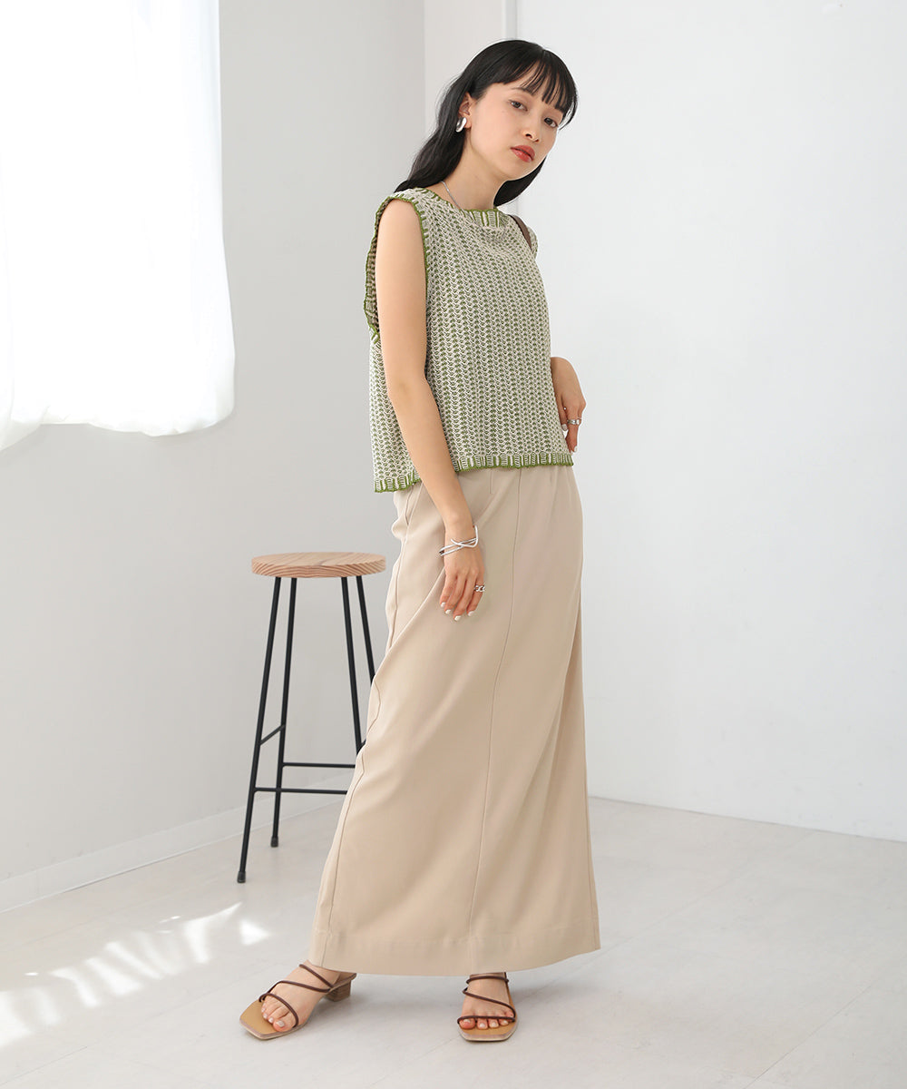 ハイストレッチタイトロングスカート