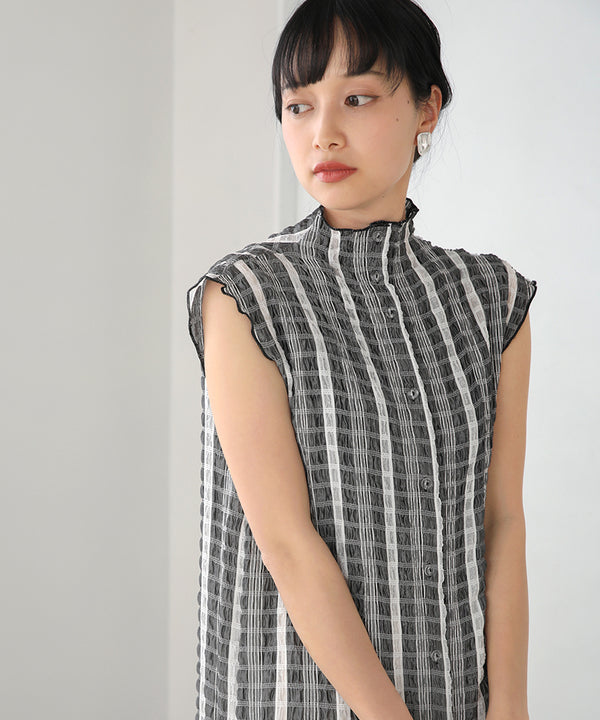 前後２ＷＡＹチェックメロウワンピース