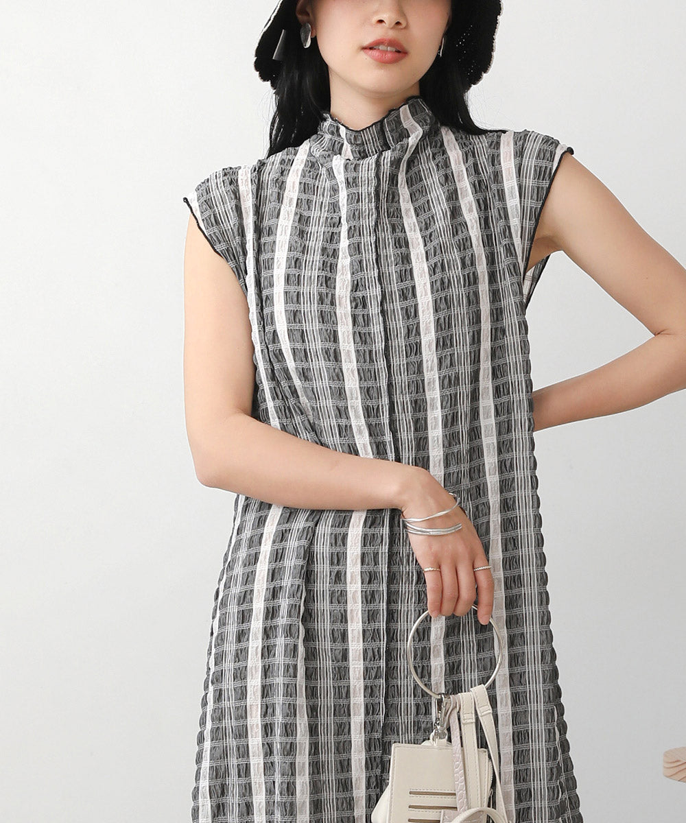 前後２ＷＡＹチェックメロウワンピース