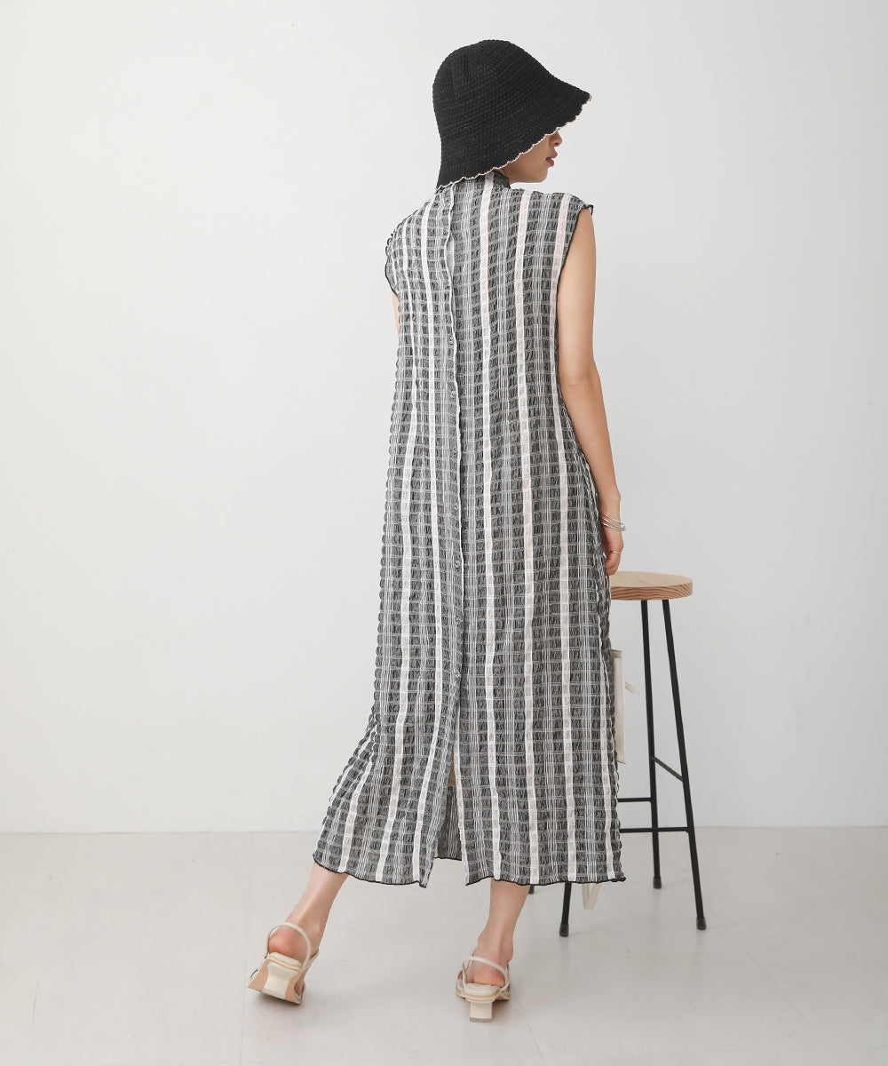 前後２ＷＡＹチェックメロウワンピース