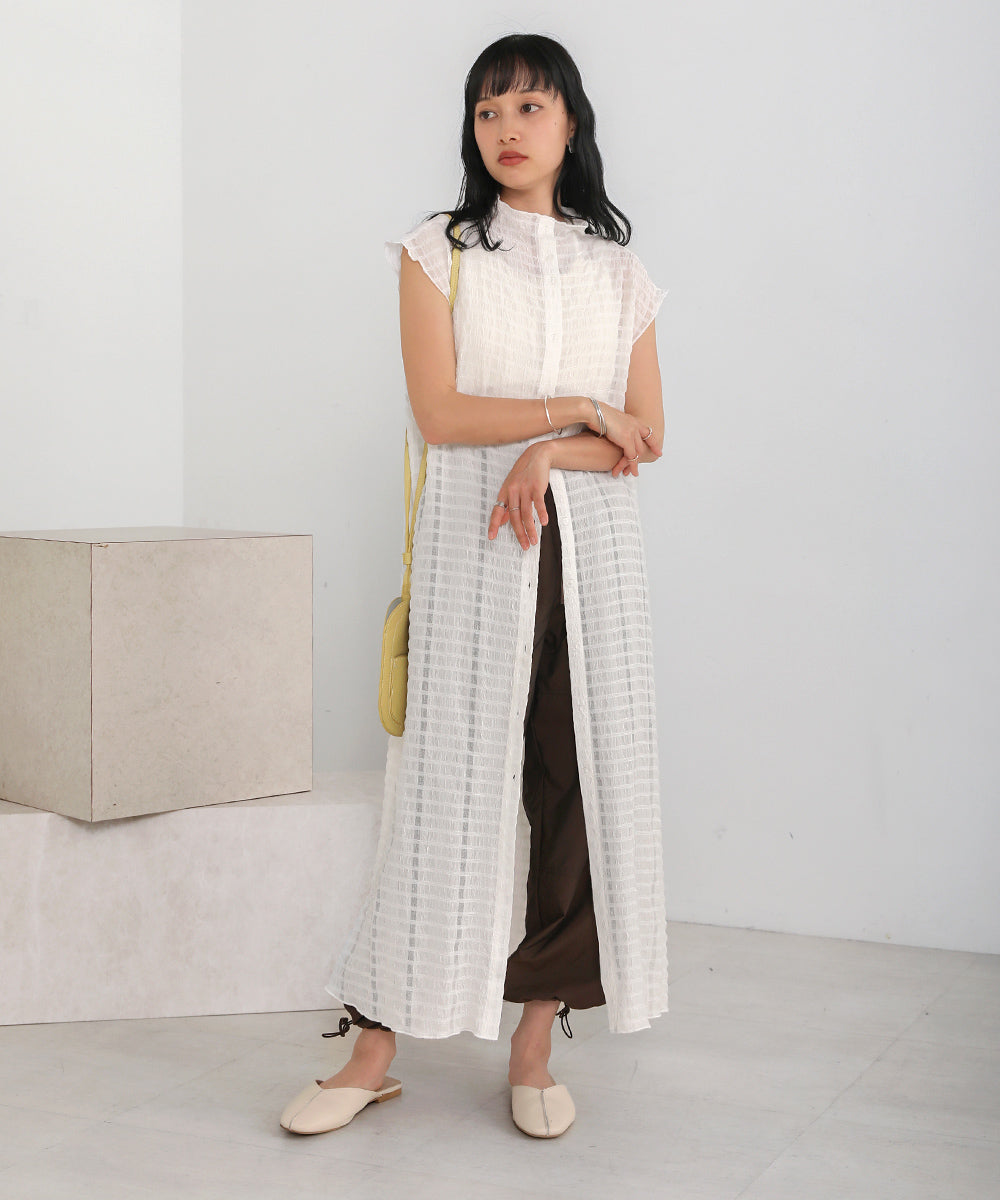 前後２ＷＡＹチェックメロウワンピース