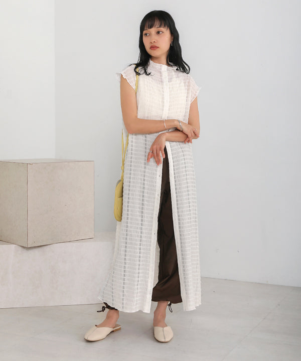 前後２ＷＡＹチェックメロウワンピース