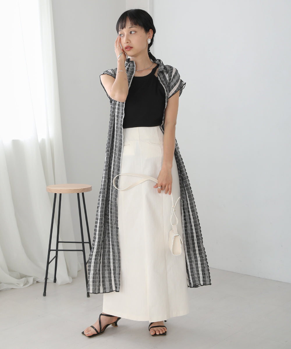 前後２ＷＡＹチェックメロウワンピース