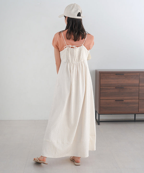 JACQUARD HIGH WAIST SWITCHING ONEPIECE