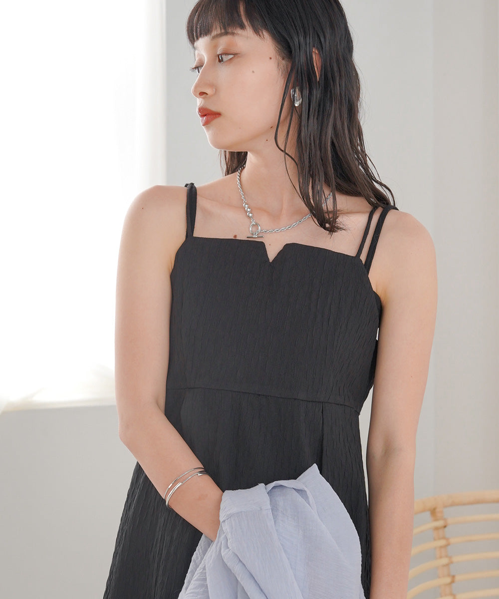 JACQUARD HIGH WAIST SWITCHING ONEPIECE