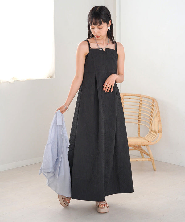 JACQUARD HIGH WAIST SWITCHING ONEPIECE