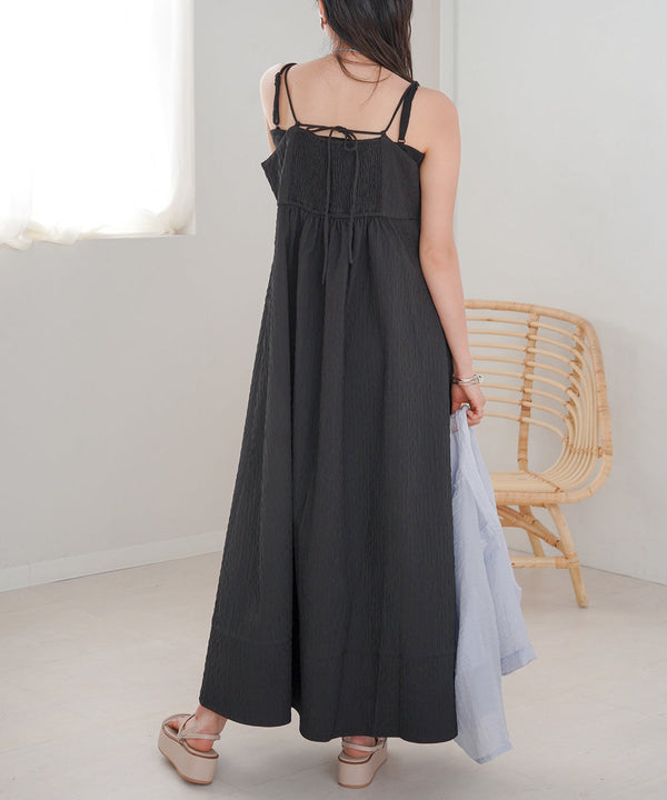 JACQUARD HIGH WAIST SWITCHING ONEPIECE