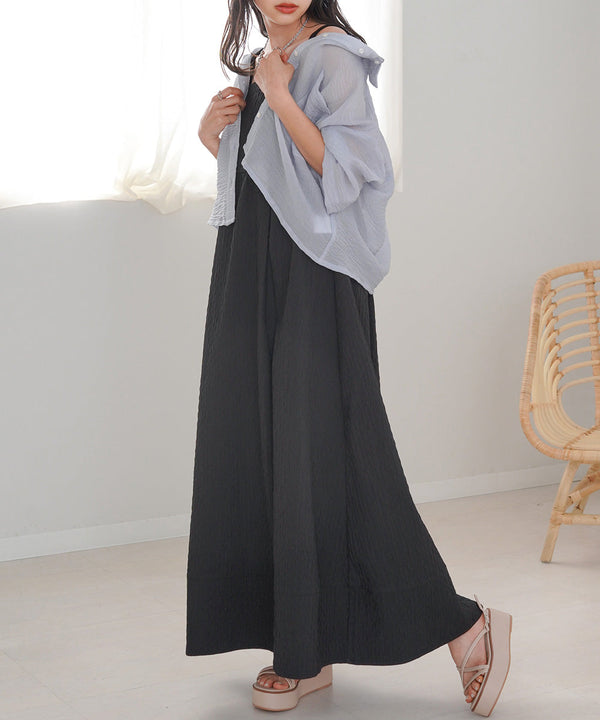 JACQUARD HIGH WAIST SWITCHING ONEPIECE