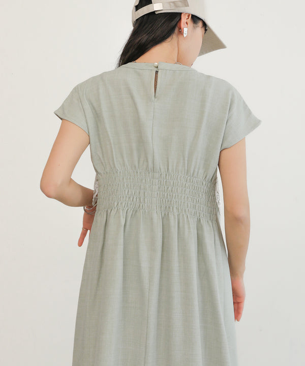 レースコンビＩラインワンピース