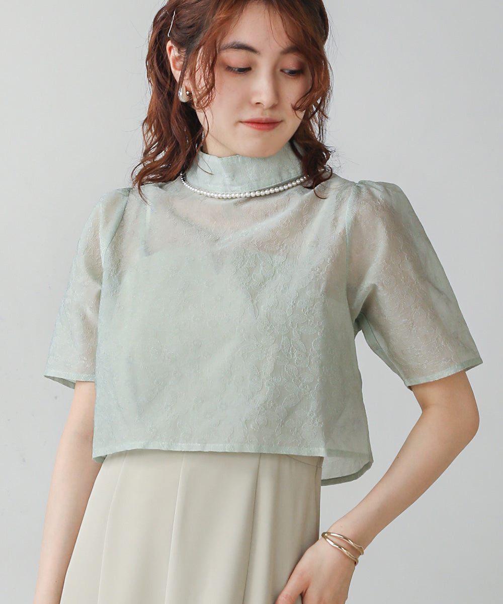 レースブラウス＋キャミワンピースセット