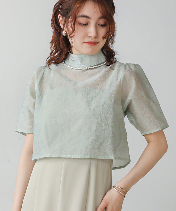 レースブラウス＋キャミワンピースセット