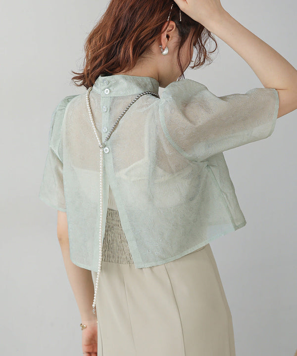 レースブラウス＋キャミワンピースセット