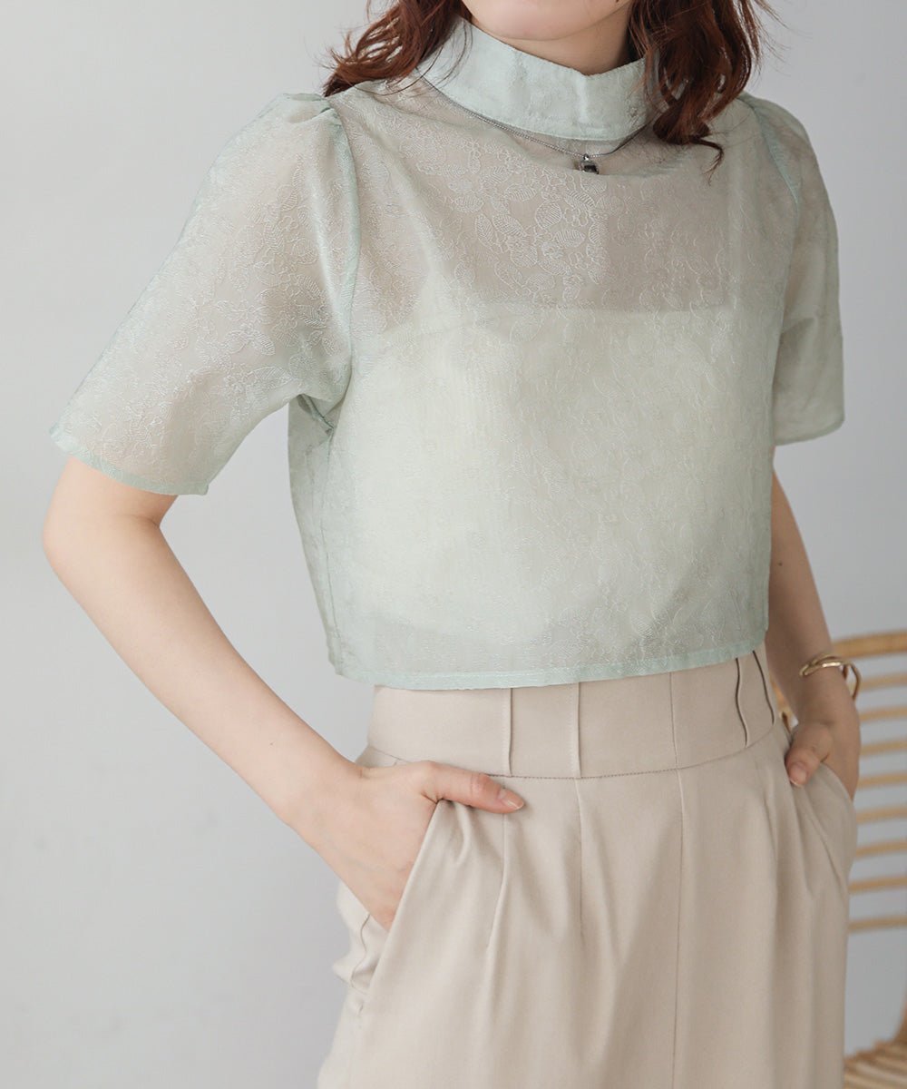 レースブラウス＋キャミワンピースセット