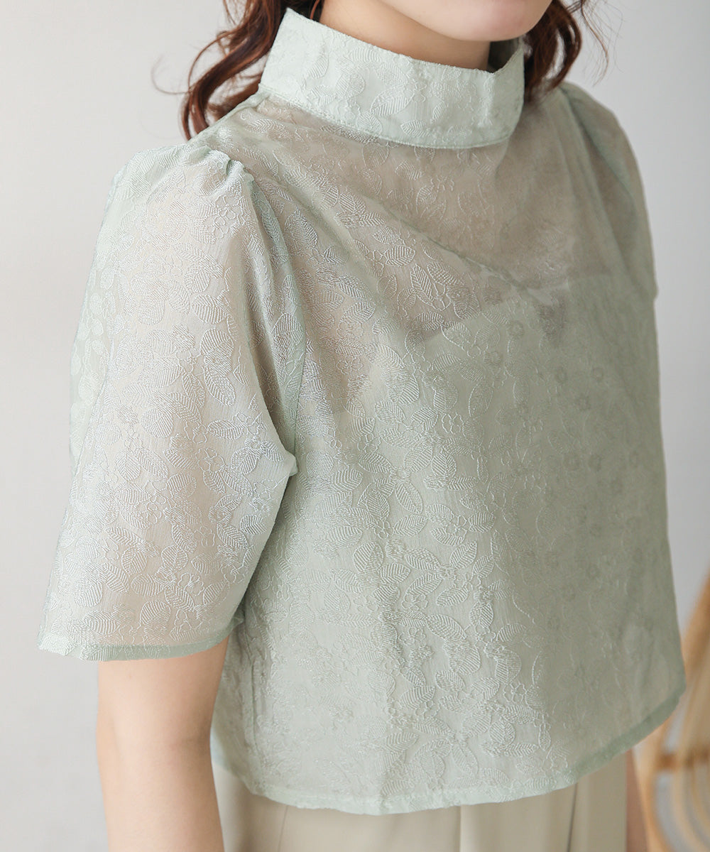 レースブラウス＋キャミワンピースセット