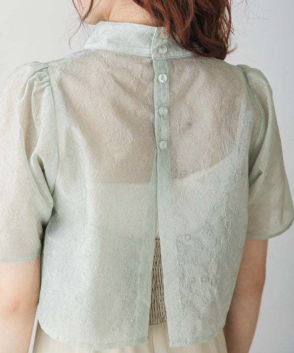 レースブラウス＋キャミワンピースセット