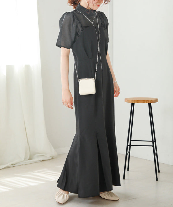 レースブラウス＋キャミワンピースセット