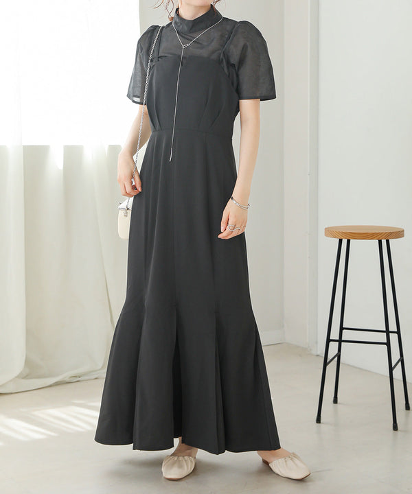 レースブラウス＋キャミワンピースセット