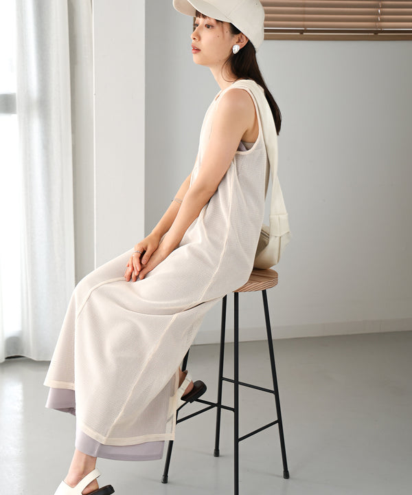 Bab メッシュ＋キャミワンピースセット