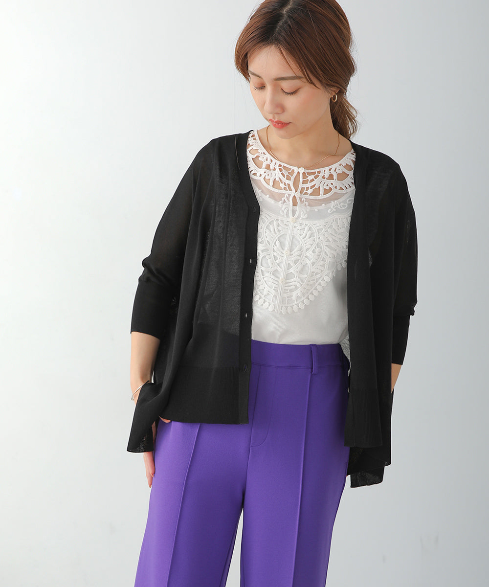 BouJeloud ＢＯＸシルエットショートカーディガン