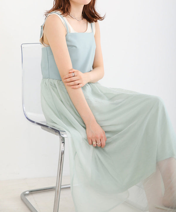 SHEER 2WAY ONEPIECE