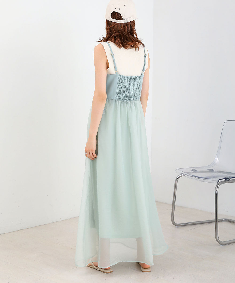 SHEER 2WAY ONEPIECE