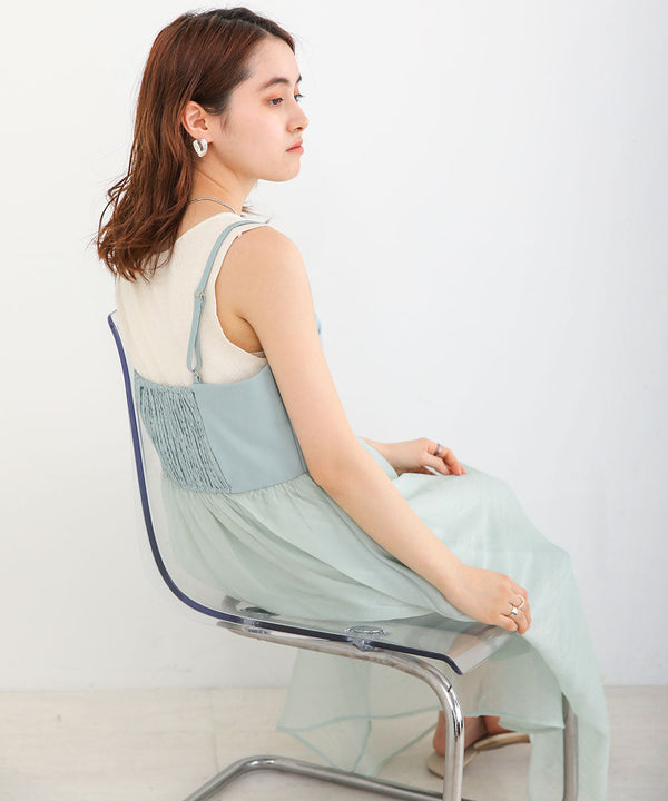 SHEER 2WAY ONEPIECE