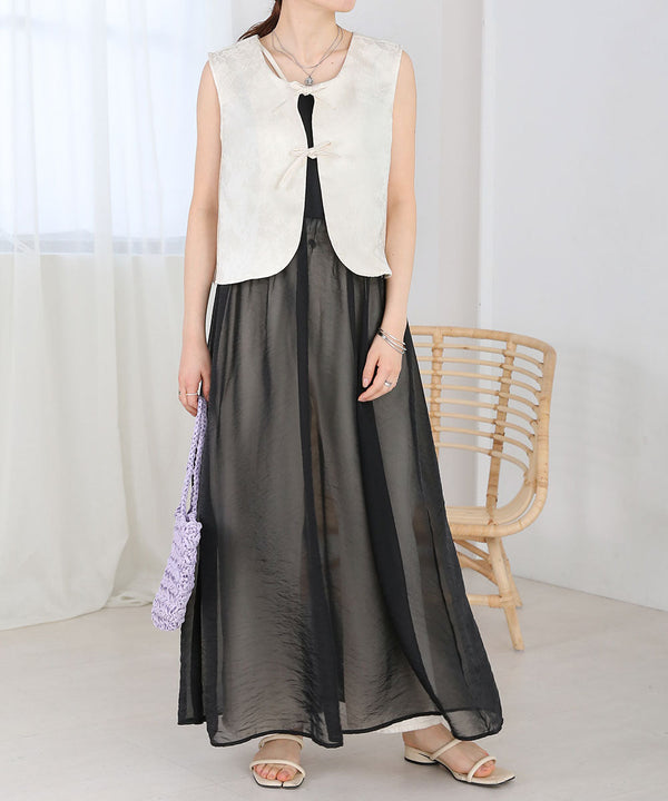 SHEER 2WAY ONEPIECE