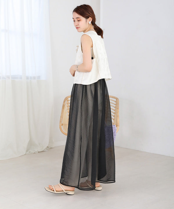 SHEER 2WAY ONEPIECE