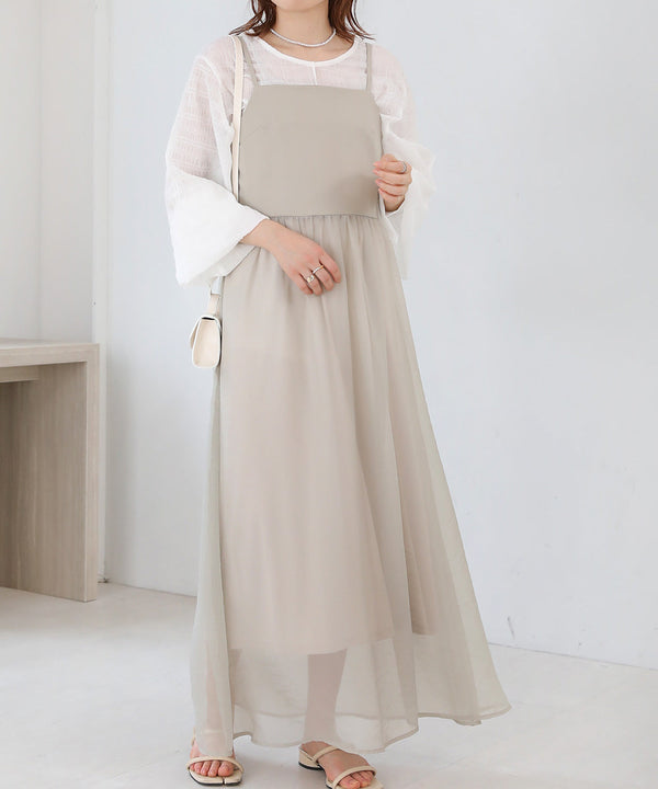 SHEER 2WAY ONEPIECE