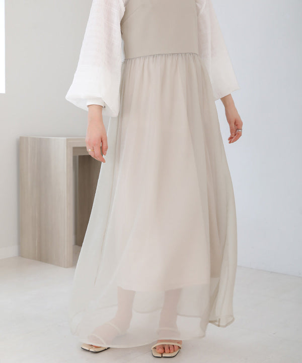 SHEER 2WAY ONEPIECE