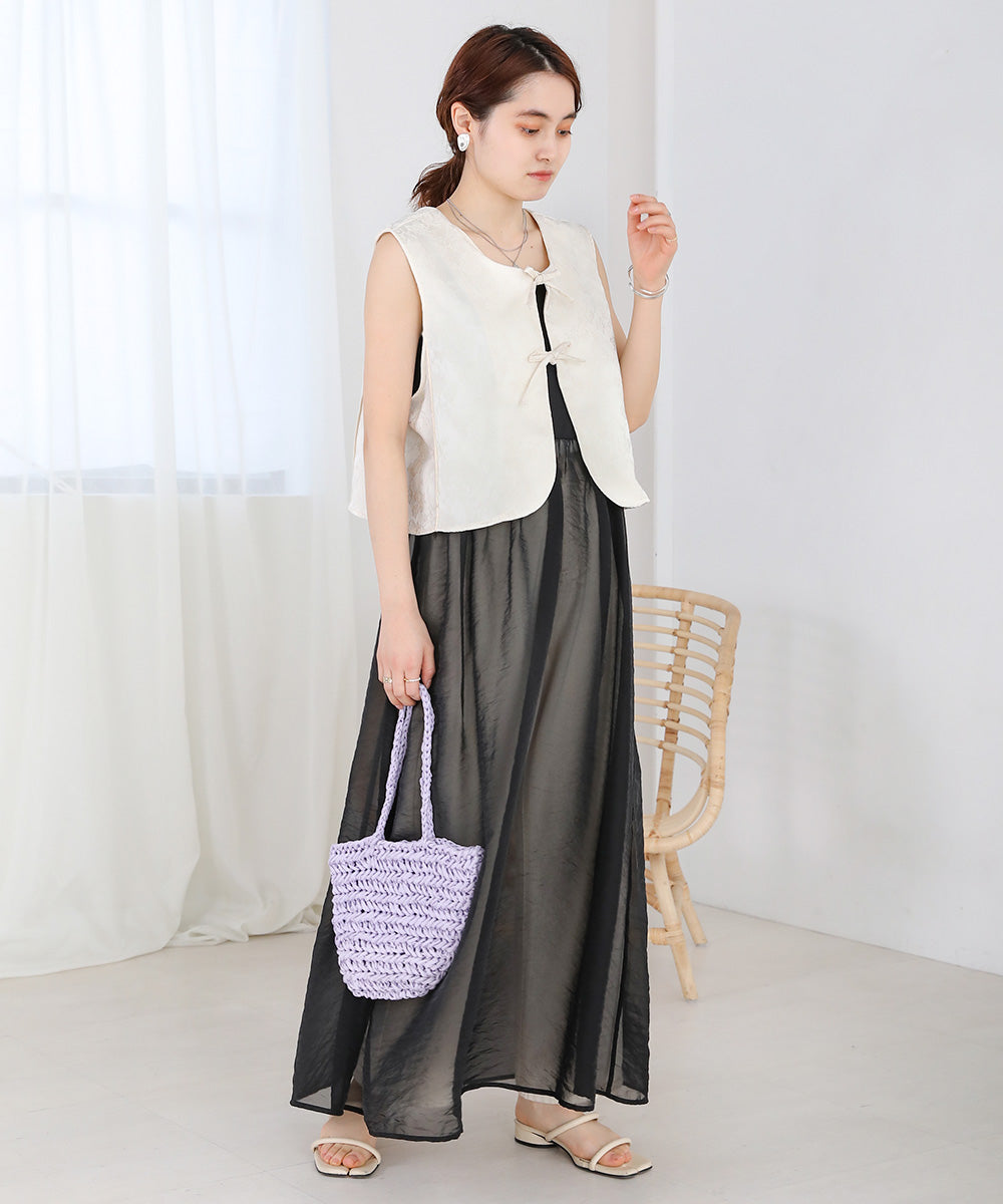 SHEER 2WAY ONEPIECE