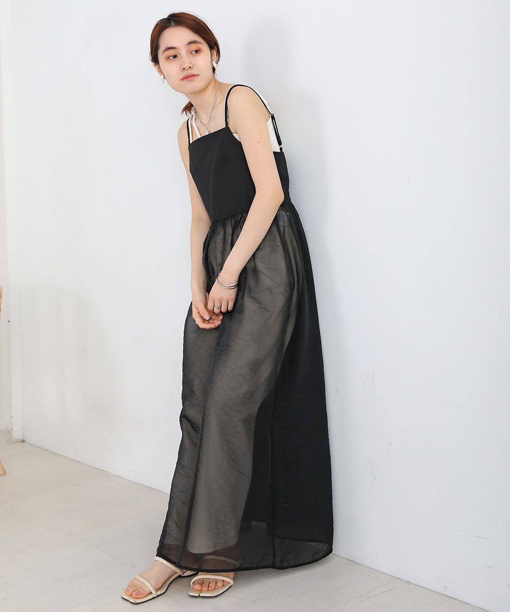 SHEER 2WAY ONEPIECE
