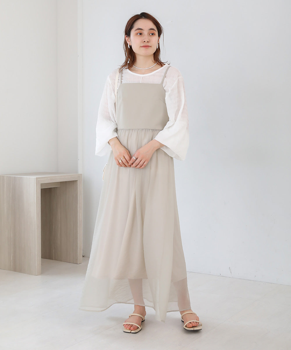 SHEER 2WAY ONEPIECE